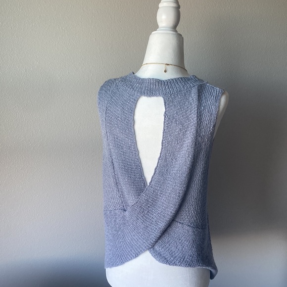 Soft knit top blue grey 💋 - Picture 2 of 2
